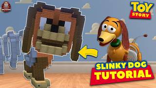 How to Build Slinky Dog in Minecraft | Toy Story Tutorial!!