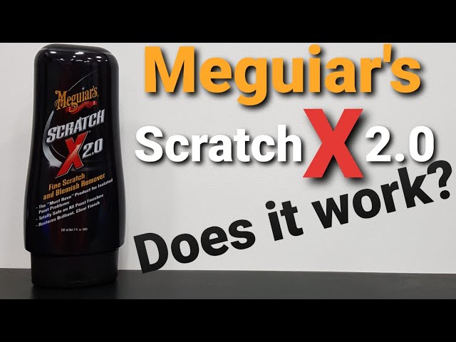 Meguiar's scratch X 2.0 review 