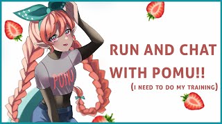 【RUNNING TRAINING】let's chat while I exercise~【NIJISANJI EN | Pomu Rainpuff】