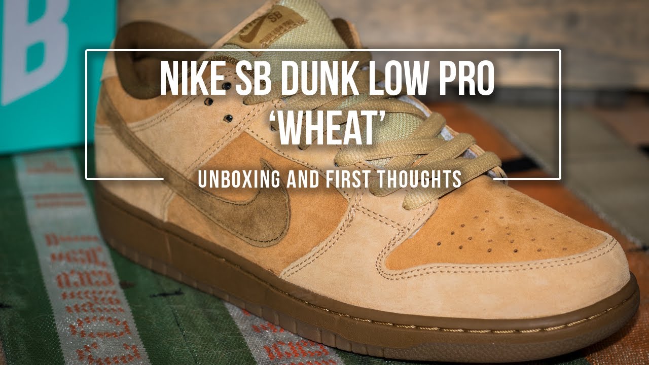 Nike SB Dunk Low Pro 'WHEAT' QS TRD Unboxing