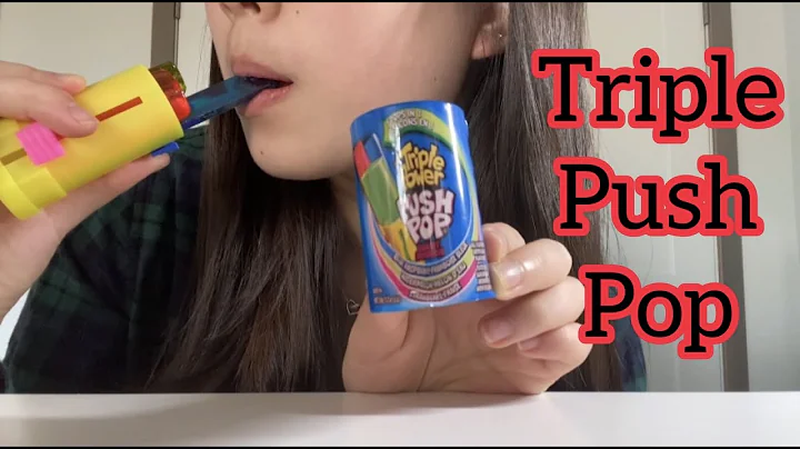 TRIPLE POWER PUSH POP/ 푸쉬팝/Candy eating sound/ Lia’s sweet asmr