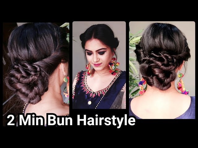 41 Bun Hairstyles Indian Weddings Hairstyles Royalty-Free Images, Stock  Photos & Pictures | Shutterstock