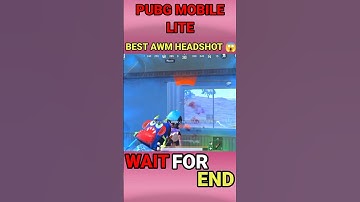 Quick Scope AWM Headshot Pubg Lite #shorts #pubglite #awm