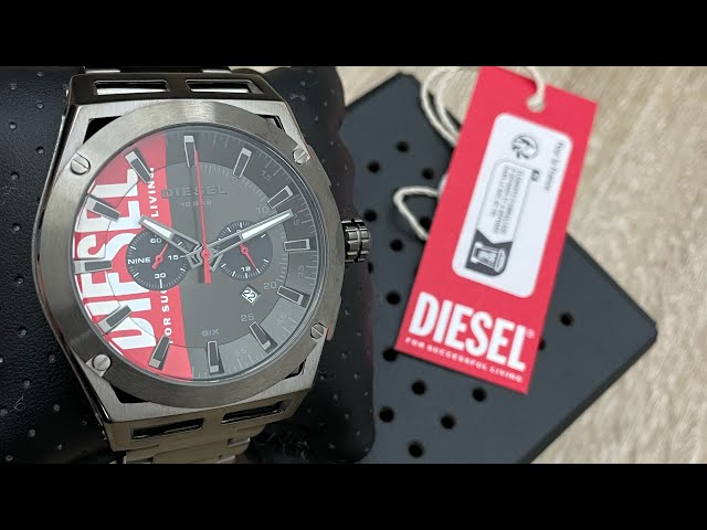 Diesel Timeframe Chrono Gunmetal-Tone Stainless Steel Men's Watch