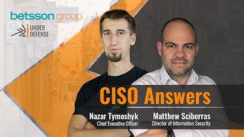 CISO Answers - Interview with Matthew Sciberras