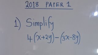 2019 paper 1, question 1 to 5