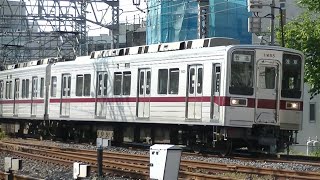 東武10050系11655F普通浅草行き 伊勢崎線牛田－北千住の踏切にて