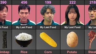 My Last Food Before Death In Squid Game