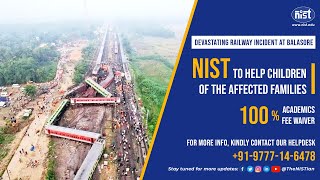 NIST to provide free education for children of Balasore train accident victims | Odisha