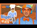 Pizza Parlor on Roblox ! | Blippi Plays | Educational &amp; Gaming Videos for Kids