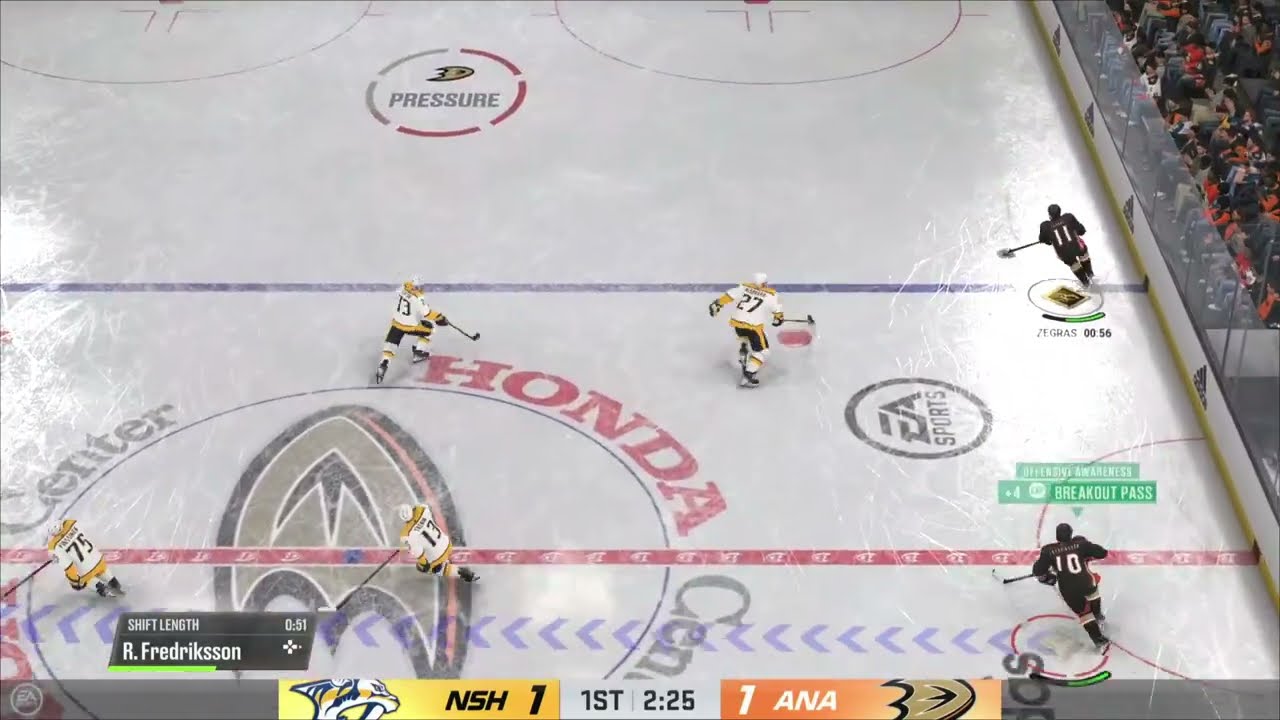 NHL24 Breakaway Pass YouTube