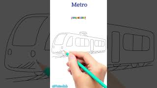 Drawing Metro: A Step-by-Step Guide #drawingtutorial