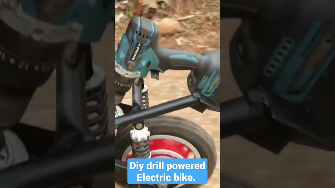 Diy Drill Powered Electric Bike Shorts Gokart Electriccar 