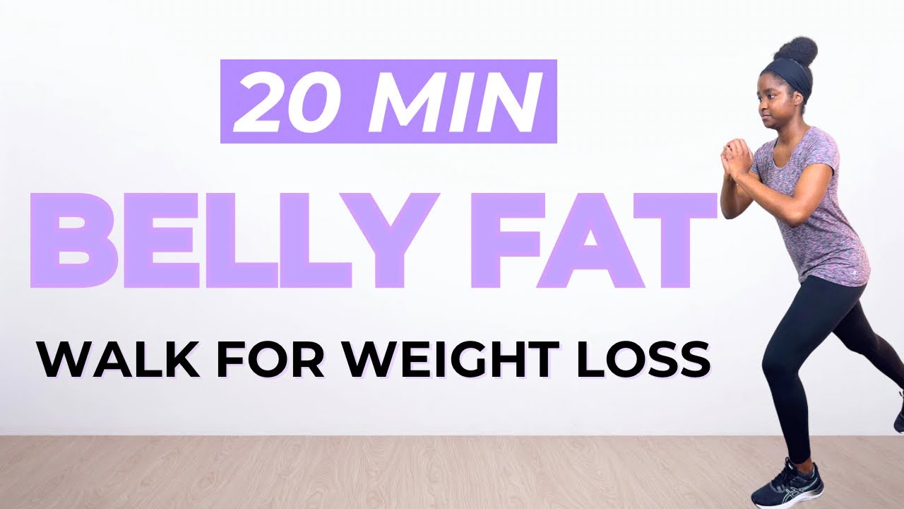 20 MIN BELLY FAT WALK | Lose Weight Walking - YouTube