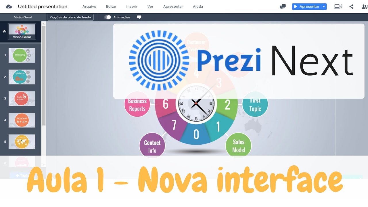 Программа для презентаций prezi