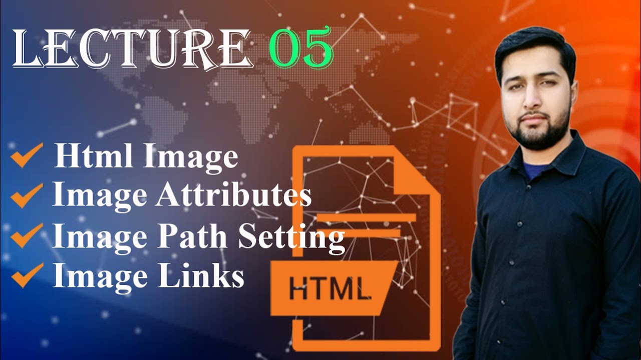 how to insert image in html - html image tag - attributes - html Lec 05 ...
