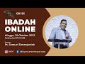 Ibadah online gbi sport centre  27 oktober 2023  ps samuel simanjuntak