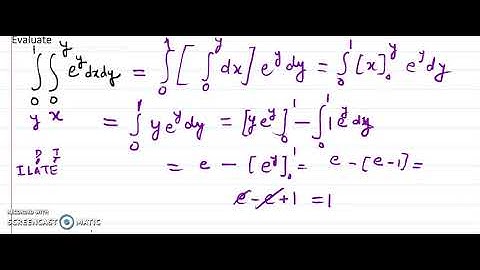Double Integral (evaluation with limits given)-3