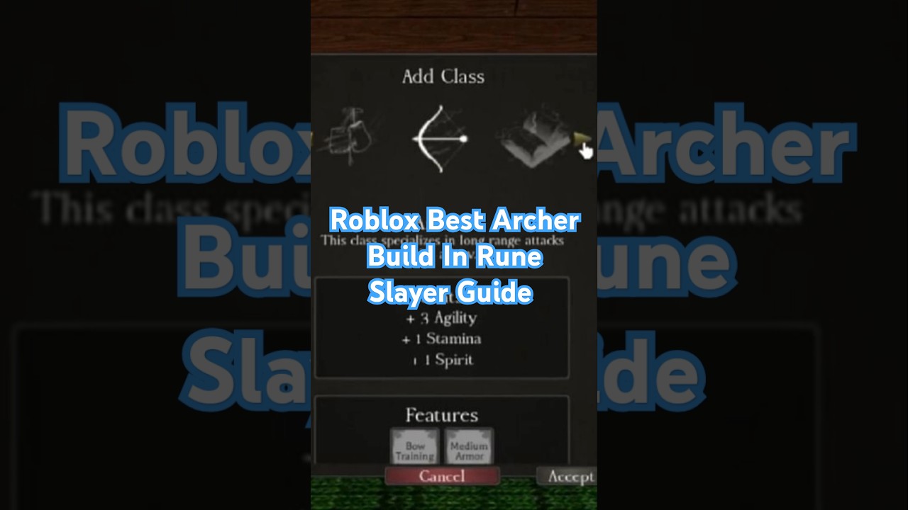 Roblox Best Archer Build In Rune Slayer Guide Roblox 