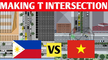 PHILIPPINES VS VIETNAM MAKING T INTERSECTION | INTERSECTION CONTROLLER GAME