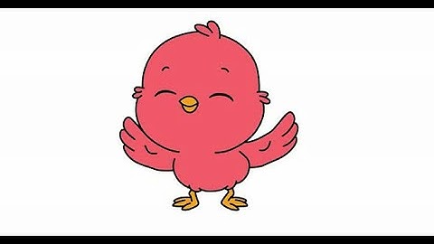 Animation of dancing red bird. | Motion Graphics template - Envato elements