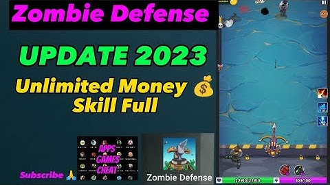 Update 2023 Zombie Defense Unlimited Coins Skill Full