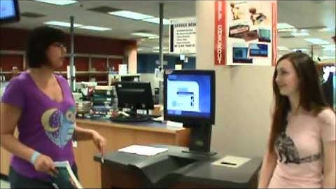 Taylor Library Self Check-out Instructional Video