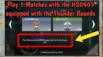How To Play 1 Matches with the HS0405 equipped with the Thunder Rounds in call Of Duty Mobile CODM