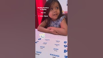 READING NUMBERS IN TAGALOG PART 10 ||  9️⃣ NINE - SIYAM #shorts #translation #foryou