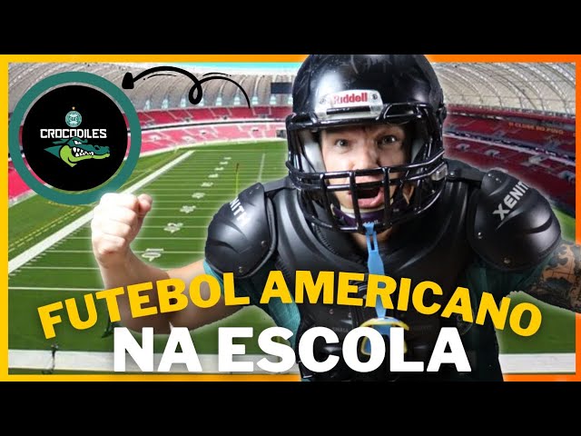 VÍDEO: equipa de futebol americano leva o recreio da escola para jogo