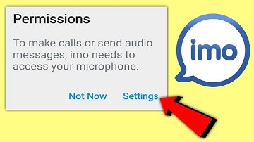 To make calls or send audio messages, imo need to access your microphone problem solved