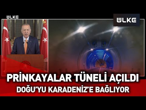 Cumhurbaşkanı Erdoğan Pirinkayalar Tüneli'ni Hizmete Açtı