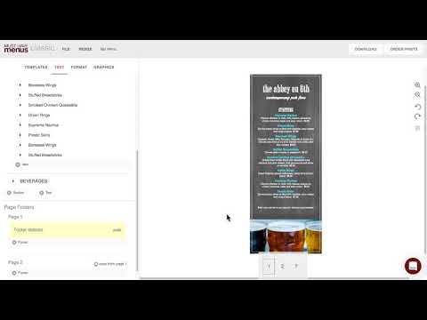 How to Make a Restaurant Menu