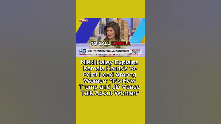 Nikki Haley Explains Kamala Harris’s 14-Point Lead Among Women: “It’s How Trump and JD Vance Talk.."