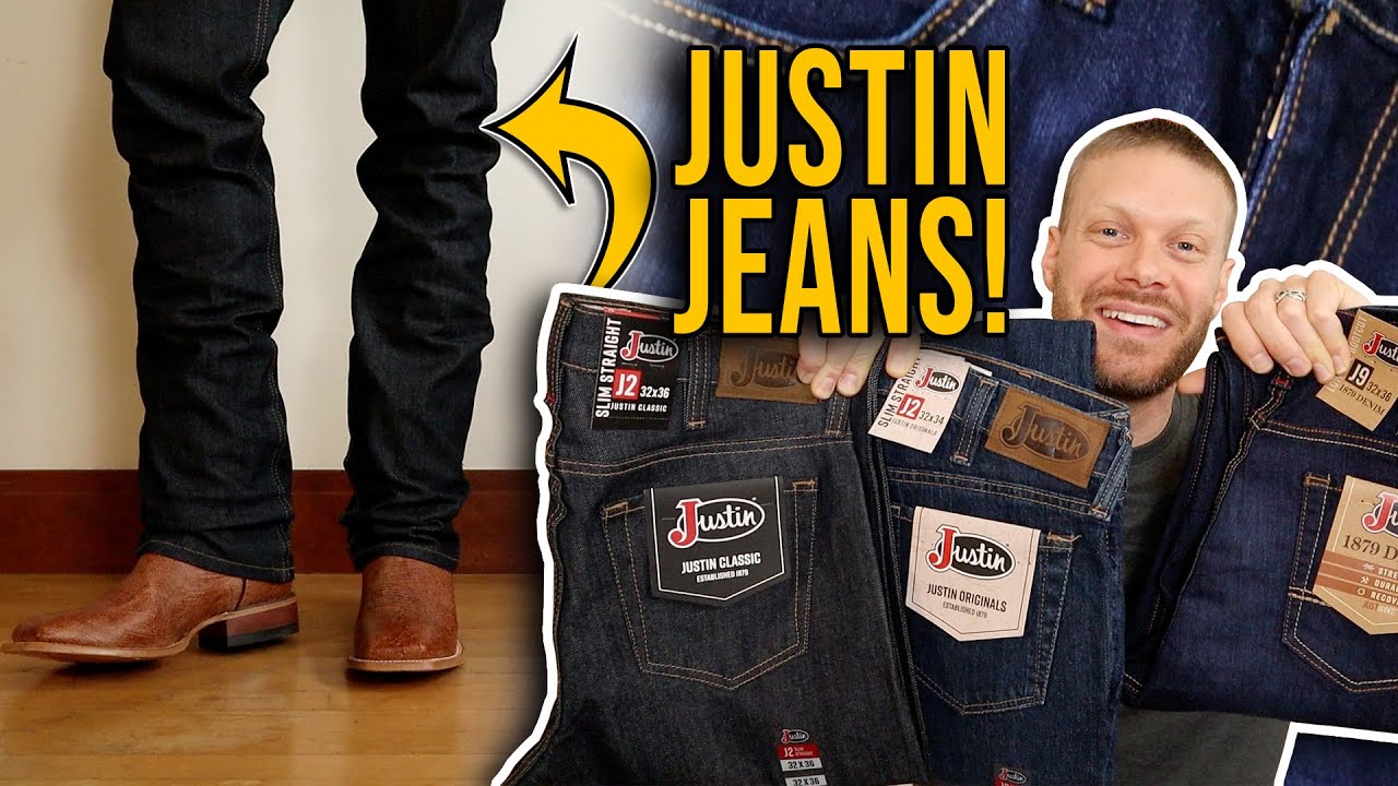 Justin Boots Releases Men's Jeans | FIRST LOOK! - YouTube