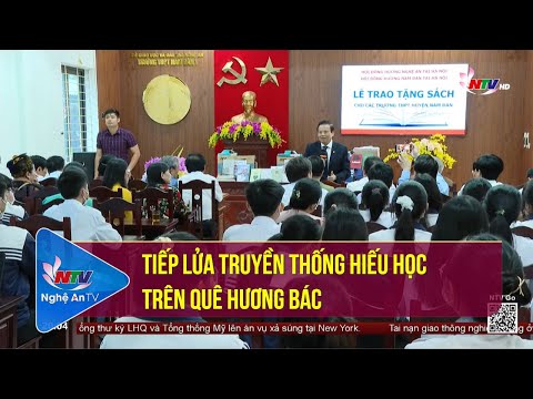 Video Tiếp lửa truyền thống hiếu học trên quê hương Bác - YouTube