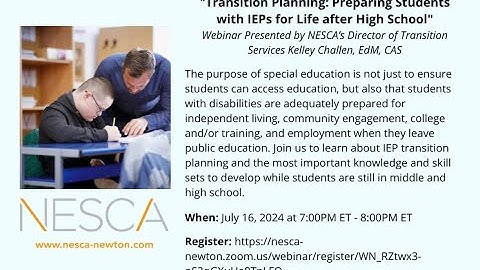"Transition Planning: Preparing Students with IEPs for Life After High School"