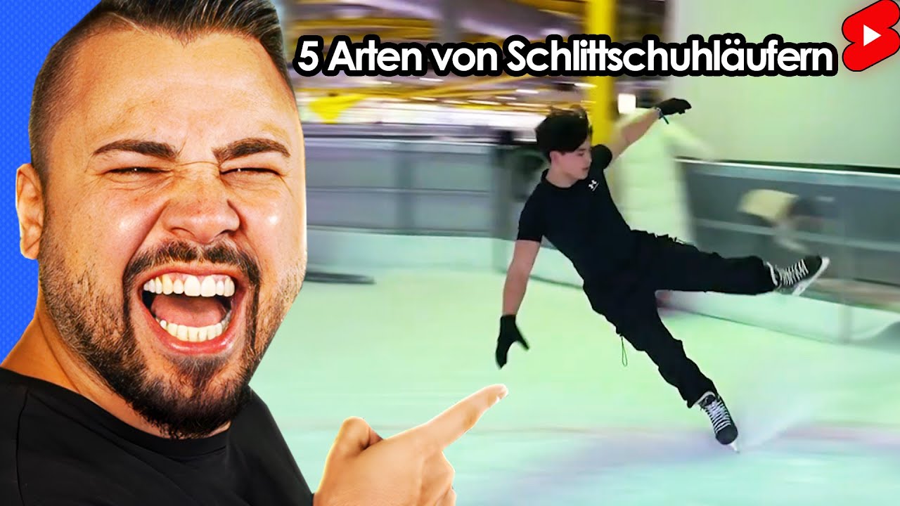 Die DÜMMSTEN Schlittschuhfahrer überhaupt! 😂(Youtube Shorts)