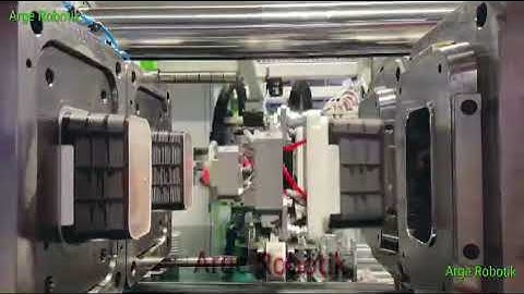 High Speed IML Robot for 2 Cavities Rectangular 1,2-liter Bucket