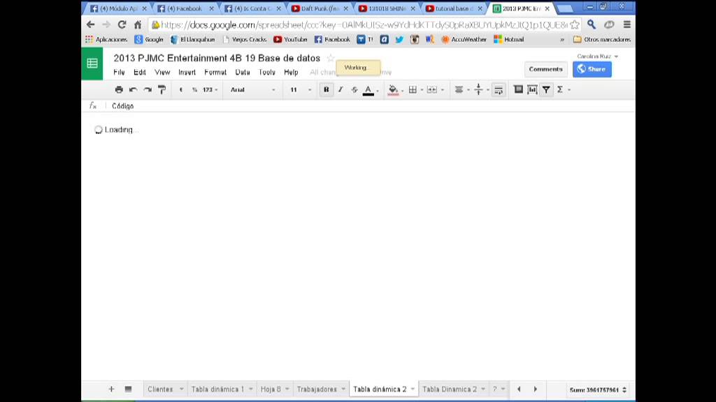 ¿Cómo crear una Tabla dinámica en Google Drive? YouTube
