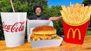 Epic McDonald's Challenge! Cooking A Huge Big Mac Combo