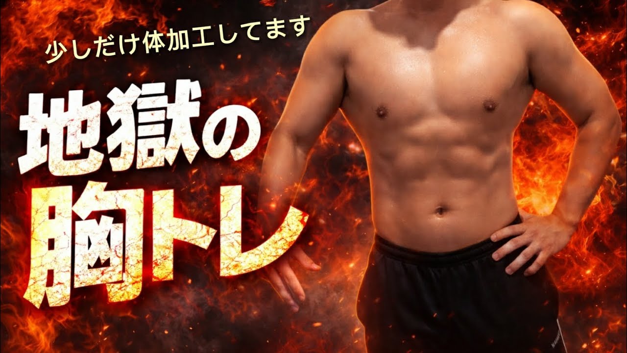 大胸筋を本気で育てにいく日