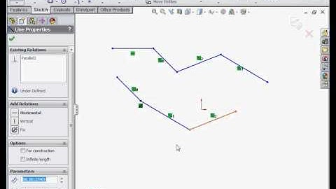 Applying sketch relations - SolidWorks Video Tutorial - Basic SolidWorks Training