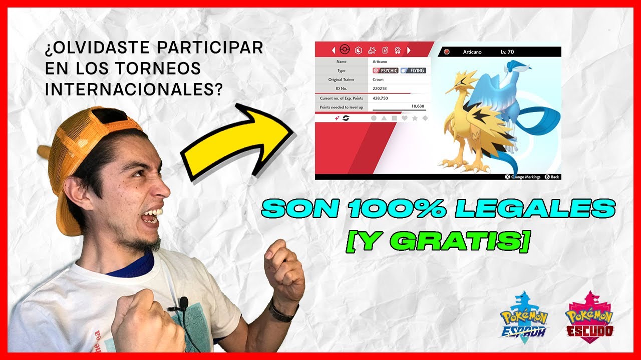 🎁 RAPIDO CONSIGUE MOLTRES GALAR SHINY EVENTO TORNEO INTERNACIONAL POKEMON  ESPADA Y ESCUDO 