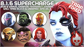MCOC Act 8.1.6 - Supercharge, Bob & Weave, Weapon: Tesseract Crystal - Scytalis - Serpent