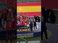 Infantino tries to usher Trump away as Spain lift World Cup