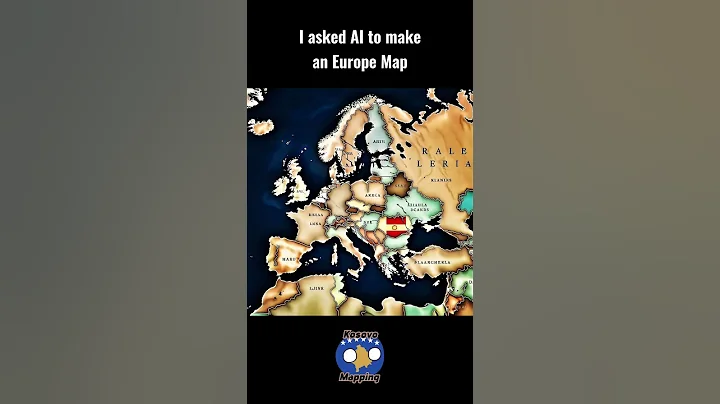 Europe made by AI #europe #map #chatgpt #ai #shorts #fyp #viral #mapping