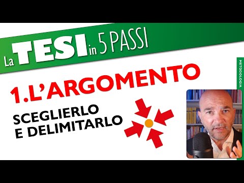 Video: Che cosa sta sollevando l'argomento?