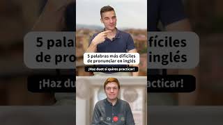 5 PALABRAS más difíciles de PRONUNCIAR en inglés?????