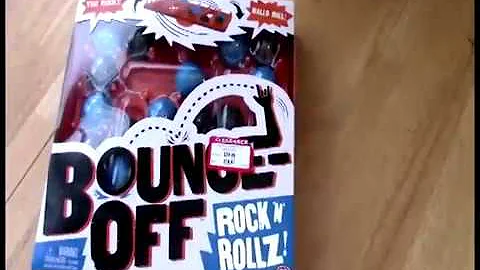 Bounce-Off Rock 'N' Rollz Table Game Unboxing & Play